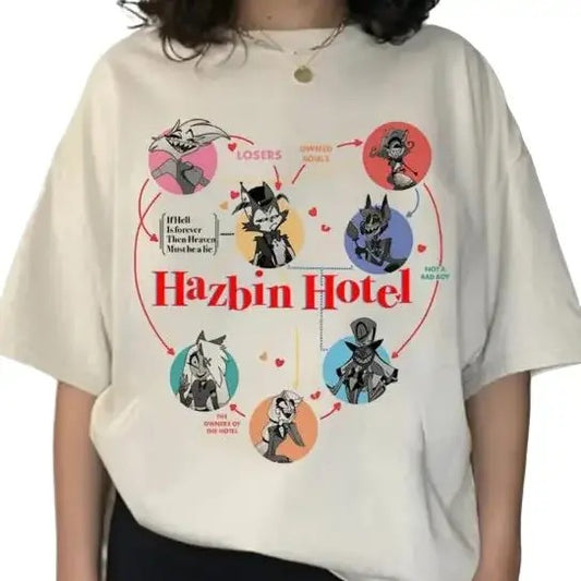 Hazbin Hotel Falsettos Shirt | Alastor Vivziepop T-shirt Top Womenswear