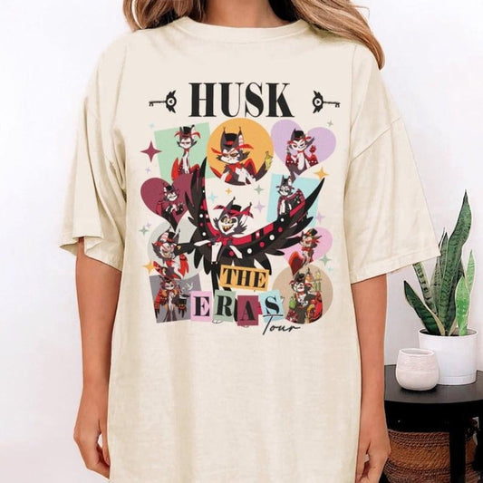 Hazbin Hotel Husk Shirt, Hazbin Hotel Characters Eras Tour Shirt