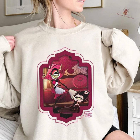 Hazbin Hotel Niffty Hazbin Hotel Charlie Sweatshirt