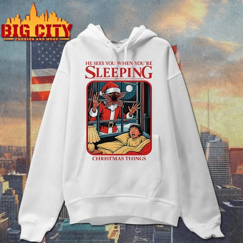 He Sees You When You’re Sleeping Christmas Things shirt