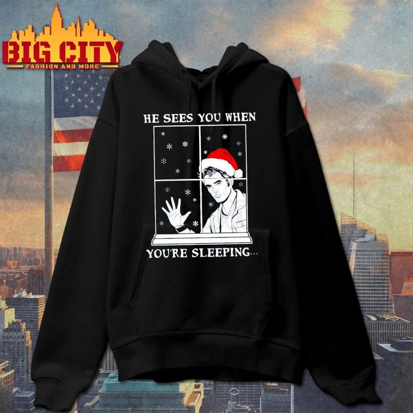 He Sees You When You’re Sleeping Christmas 2025 shirt
