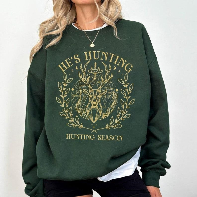 He's Hunting Shirt, Hunting Season Shirt, Deer Hunting Shirt, Duck Hunting Shirt, Abandoned Hunting Wife Shirt, Hello...