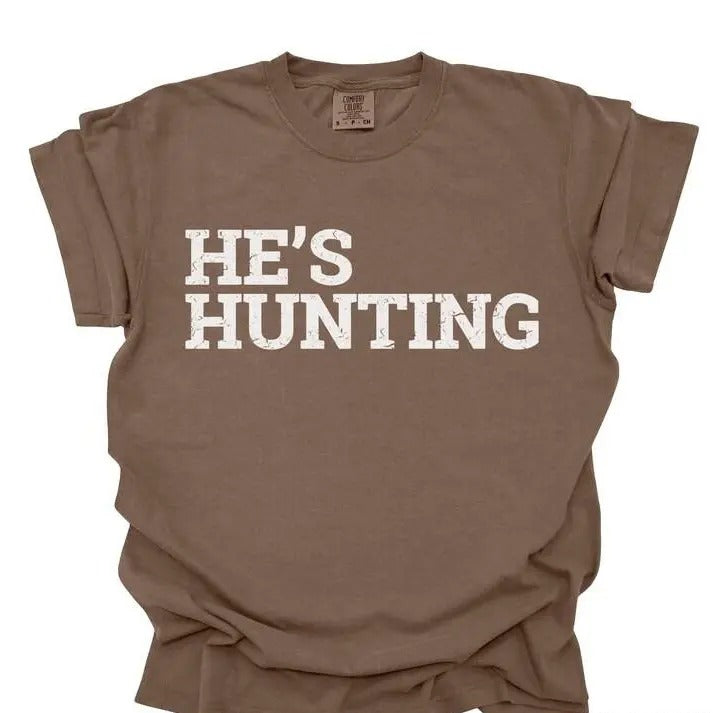 He's Hunting Sweatshirt, Hunting Season, Abandoned Hunting Wives Social Club, Duck Deer Season, Hunters Wife Shirt, Gift...