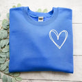 Heart Crewneck Sweatshirt and Hoodie, T-Shirt | PureTeeCo.com