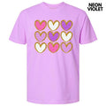 Heart Faux Glitter Collage Comfort Colors T-Shirt 'NLB Hoodie, Sweatshirt | PureTeeCo.com