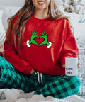 Heart Hands Christmas Sweatshirt, Matching Family Christmas Party, Unisex X-mas Gift Hoodie, Couples Holiday Sweatshirt....