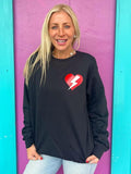 Heartbreaker Black Sweatshirt T-Shirts, Hoodie | PureTeeCo.com
