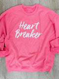 Heartbreaker Pink Sweatshirt T-Shirts, Hoodie | PureTeeCo.com