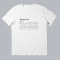 Heather Name Definition Meaning T-Shirt thd Hoodie, Sweatshirt | PureTeeCo.com