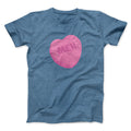 Meh. Candy Heart Funny Men/Unisex T-Shirt Hoodie, Sweatshirt | PureTeeCo.com (Image 1)