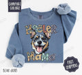 Heeler Mama Comfort Colors Sweatshirt, Dog Mama Women's Crewneck, Cute Dog Mom Women's Sweater T-Shirts, Hoodie