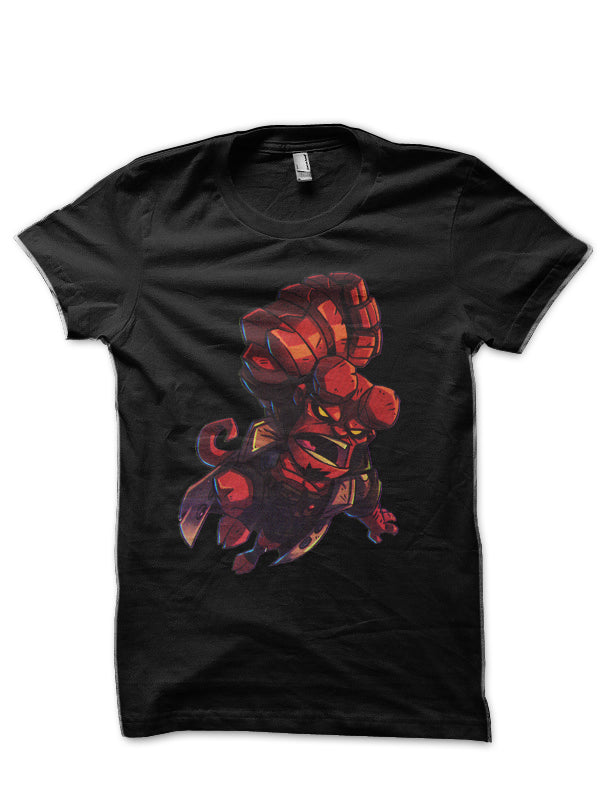 Hell Boy Black Half Sleeve T-Shirt Style006 Hoodie, Sweatshirt | PureTeeCo.com