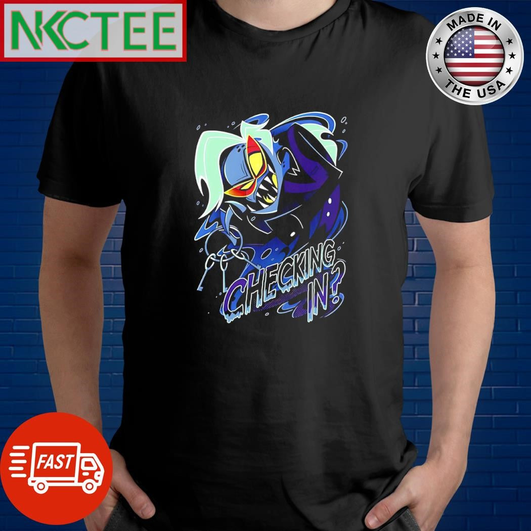 Helluva Boss checking in shirt