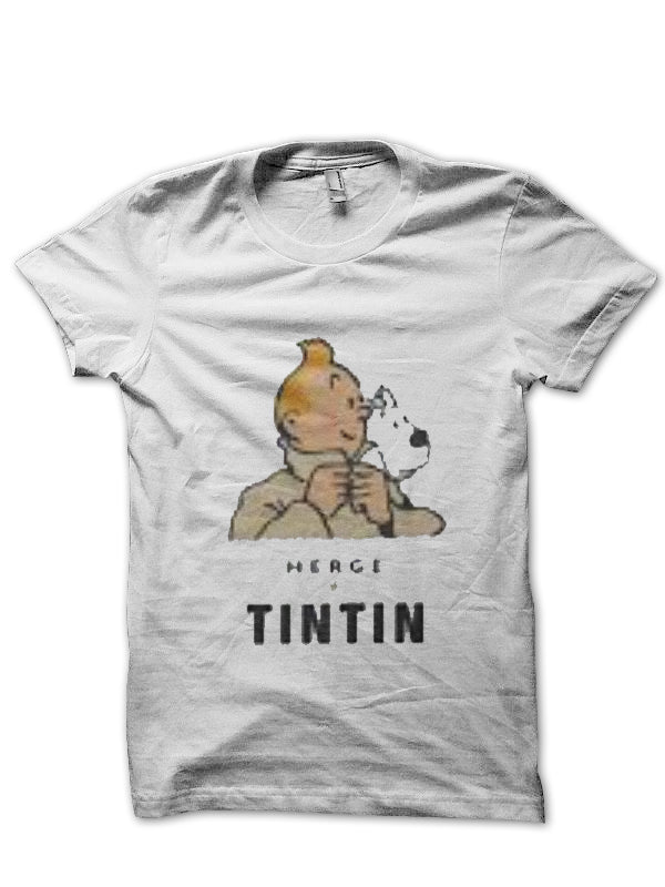 HergÃ© T-Shirt Style004 Hoodie, Sweatshirt | PureTeeCo.com