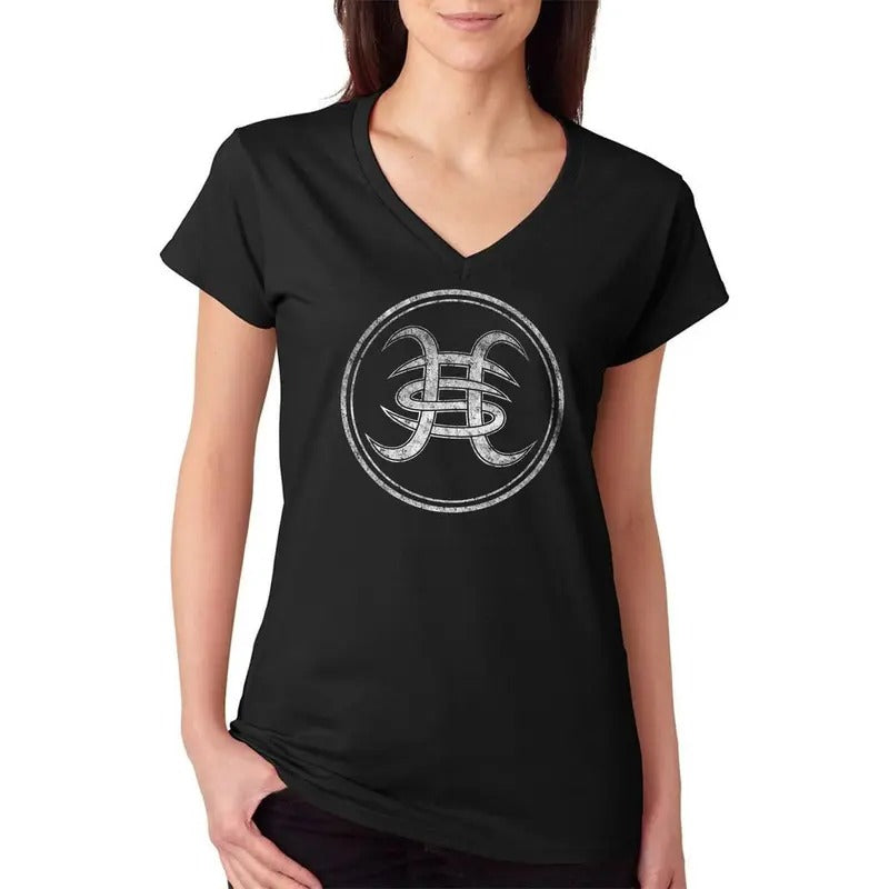 Heroes Del Silencio Distressed Logo A Women's V-Neck T-Shirt Casual Comfort Hoodie, Sweatshirt | PureTeeCo.com
