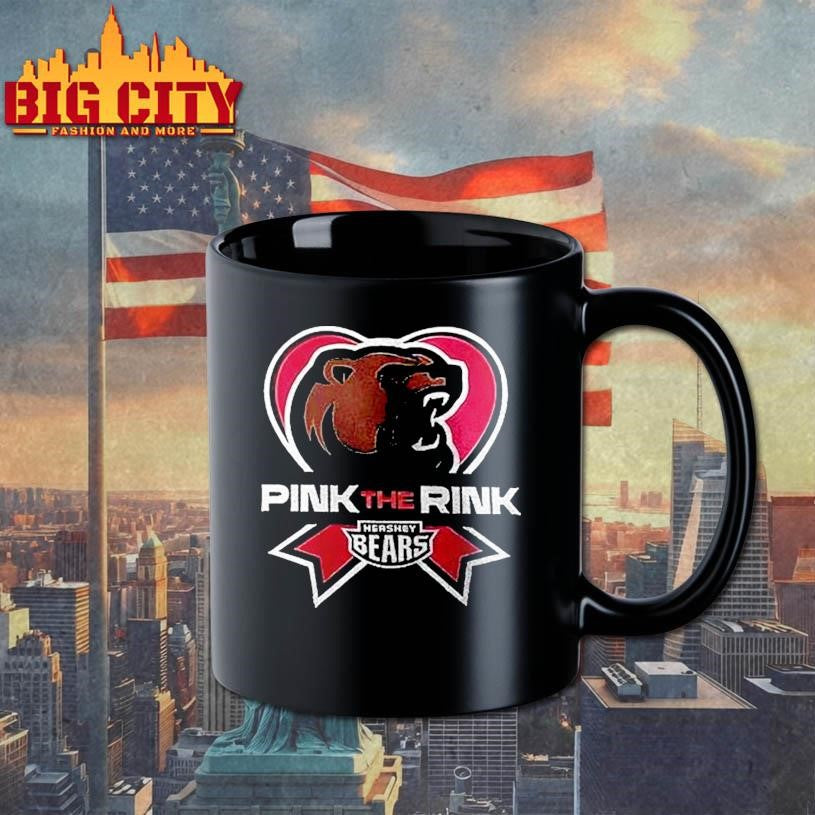 Hershey Bears Pink The Rink Logo Shirt