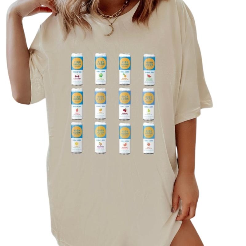 High Noon Unisex Shirt, viral vintage cans Sweatshirt or Hoodie Crewneck Fabric Womenswear Top Fitted | PureTeeCo.com