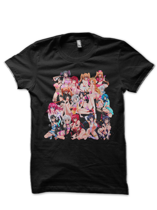High School Dxd Black T-Shirt Style002 Hoodie, Sweatshirt | PureTeeCo.com