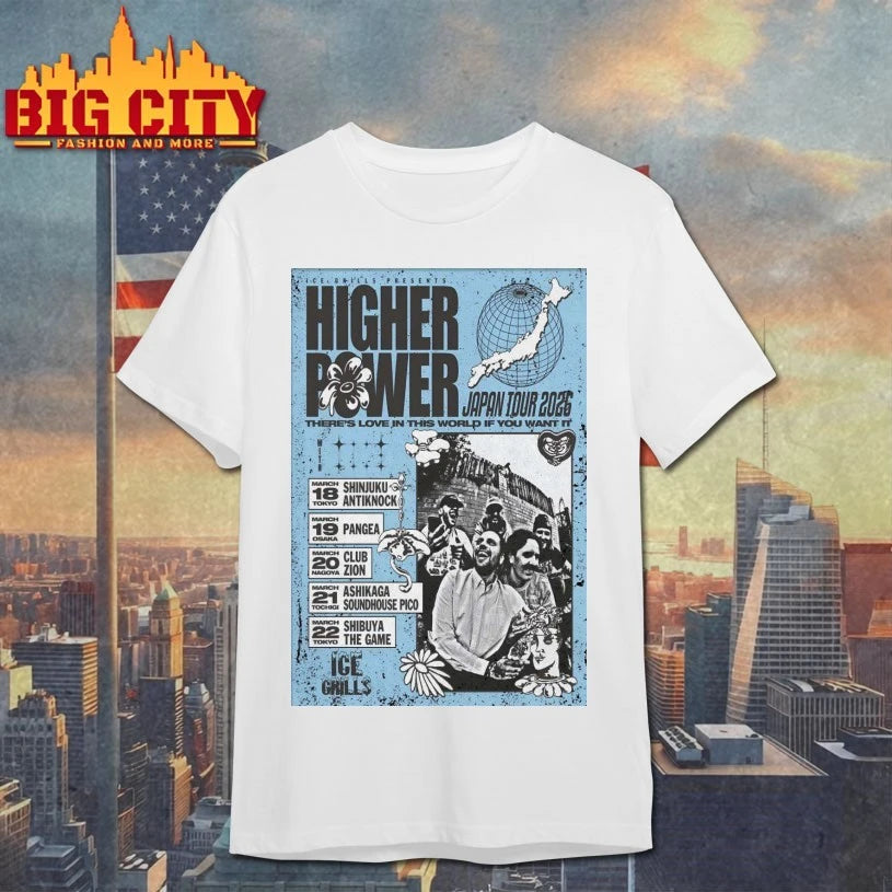 Higher Power Japan Tour 2026 Poster shirt