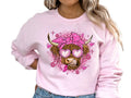 Highland Cow Valentine's Day Women's Top & Sweatshirt T-Shirts, Hoodie | PureTeeCo.com