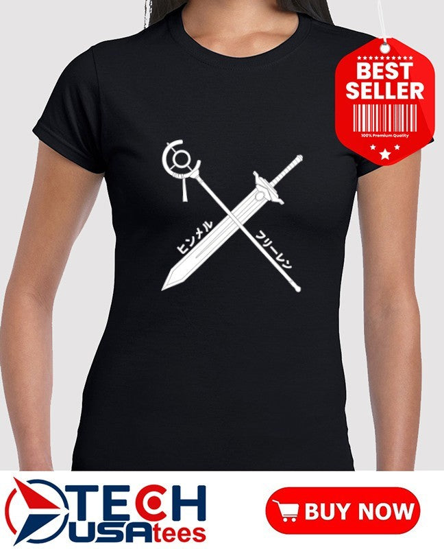 Himmel x Frieren Sword and Staff Japanese shirt