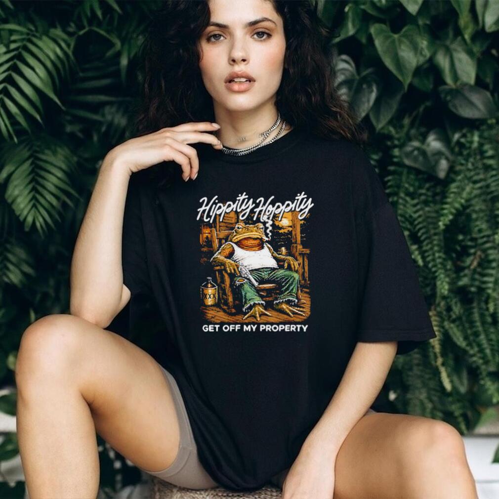 Hippity Hoppity Get Off My Property frog shirt