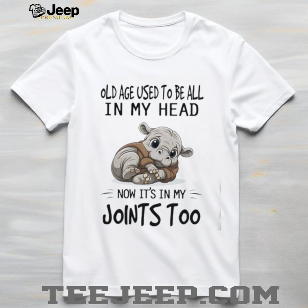 Hippopotamus old age used to be all in my head now it’s in my joints too shirt