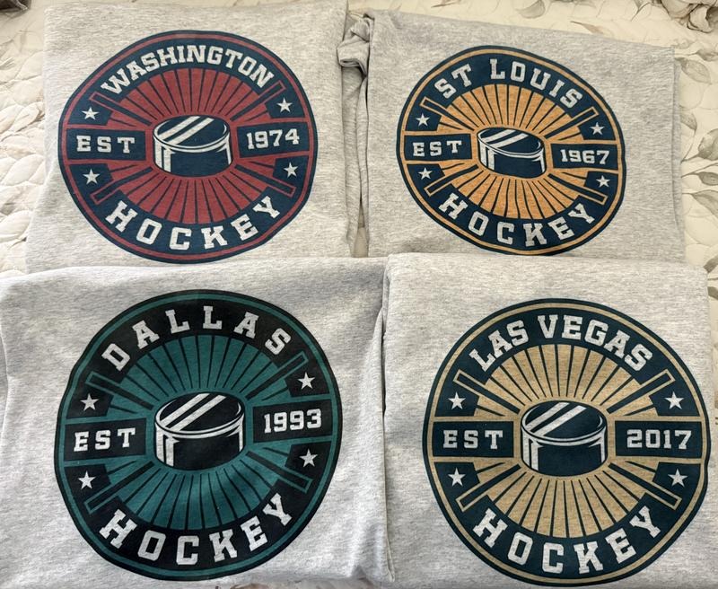 Hockey Sweatshirt City Pride Hockey Sweatshirt Hockey Sweater Comfy Sweatshirt T-Shirts, Hoodie | PureTeeCo.com