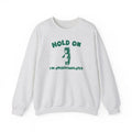 Hold On I'm Overstimulated - Unisex Sweatshirt Cotton Sweaters T-Shirts, Hoodie | PureTeeCo.com