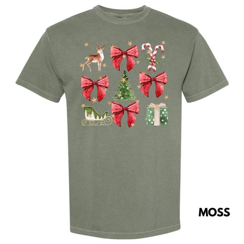 Holiday Classics Coquette Collage Comfort Colors T-Shirt 'NLB' Hoodie, Sweatshirt | PureTeeCo.com