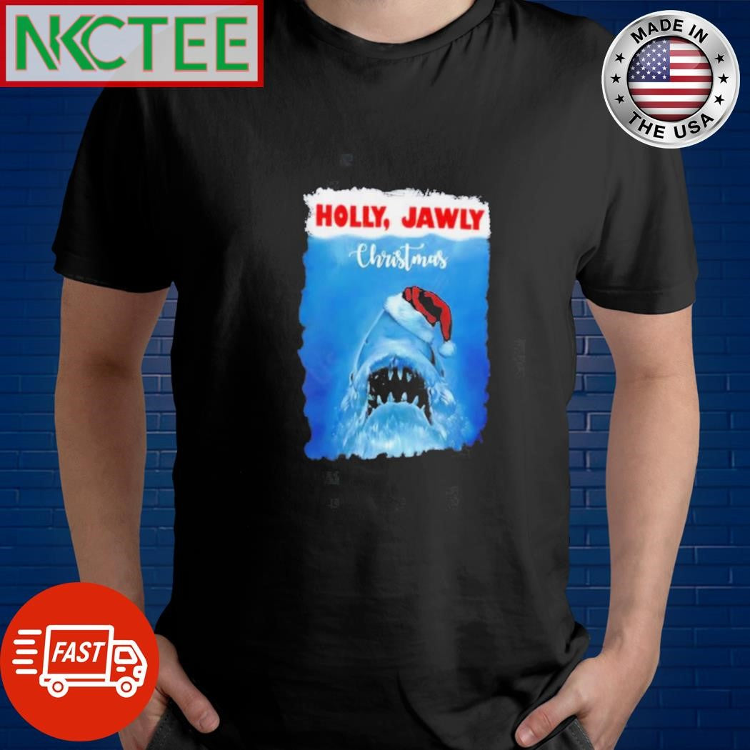 Holly Jawly Christmas Jaws Shark shirt