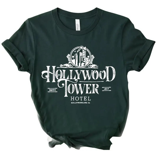 Hollywood Tower Hotel Tshirt - Disn-eyland Halloween Party