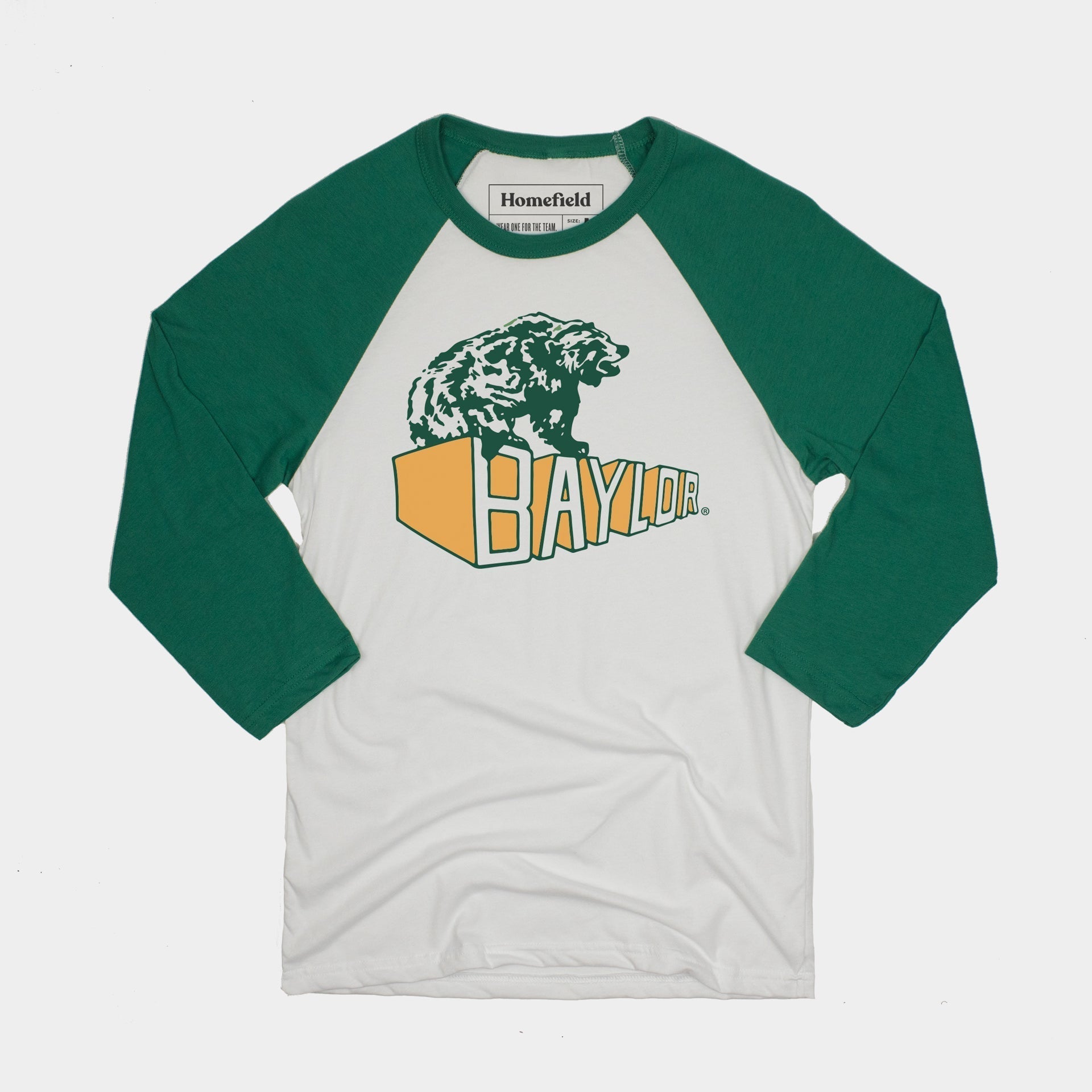 Vintage Baylor Bears 3/4 Baseball Tee Style001 Hoodie, Sweatshirt | PureTeeCo.com
