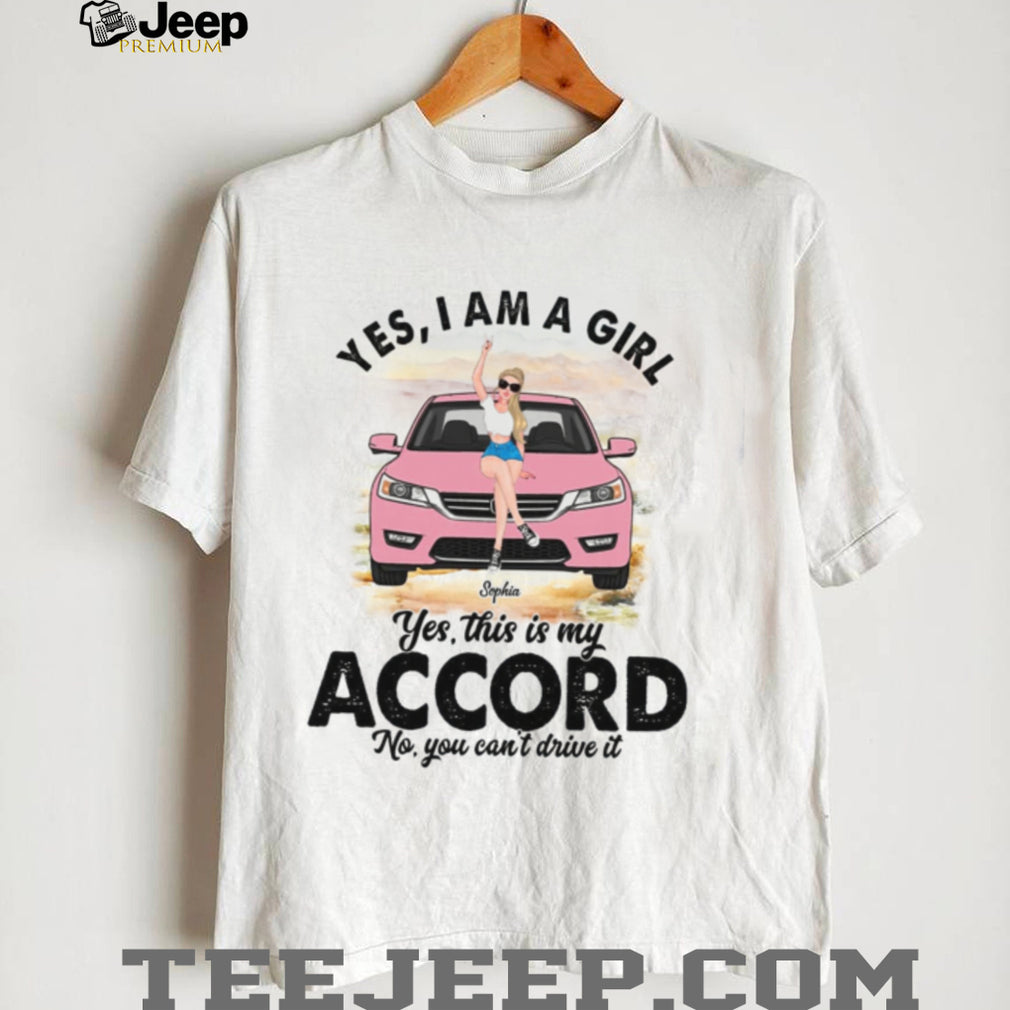 Honda Accord Girl Car Owner Custom Shirt