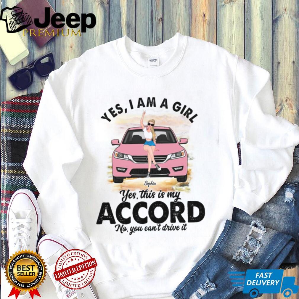 Honda Accord Girl Car Owner Custom Shirt