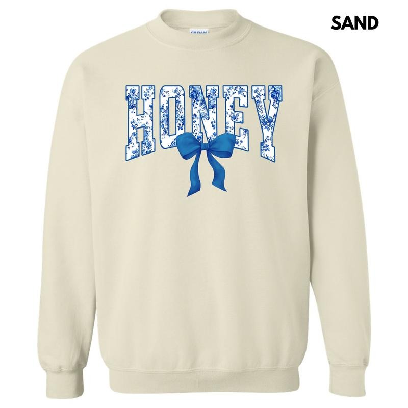 Honey Blue Floral Sweatshirt 'NLB' T-Shirts, Hoodie | PureTeeCo.com