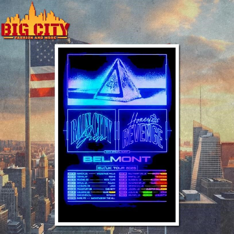 Honey Revenge And Rain City Drive Eu-uk Tour 2026 Shirt