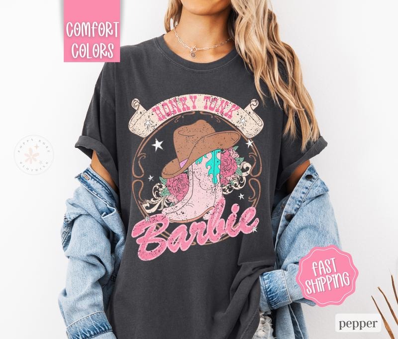 Honky Tonk Shirt Comfort Colors, Country Music Concert Tee, Cowgirl Tshirt Hoodie, Sweatshirt | PureTeeCo.com