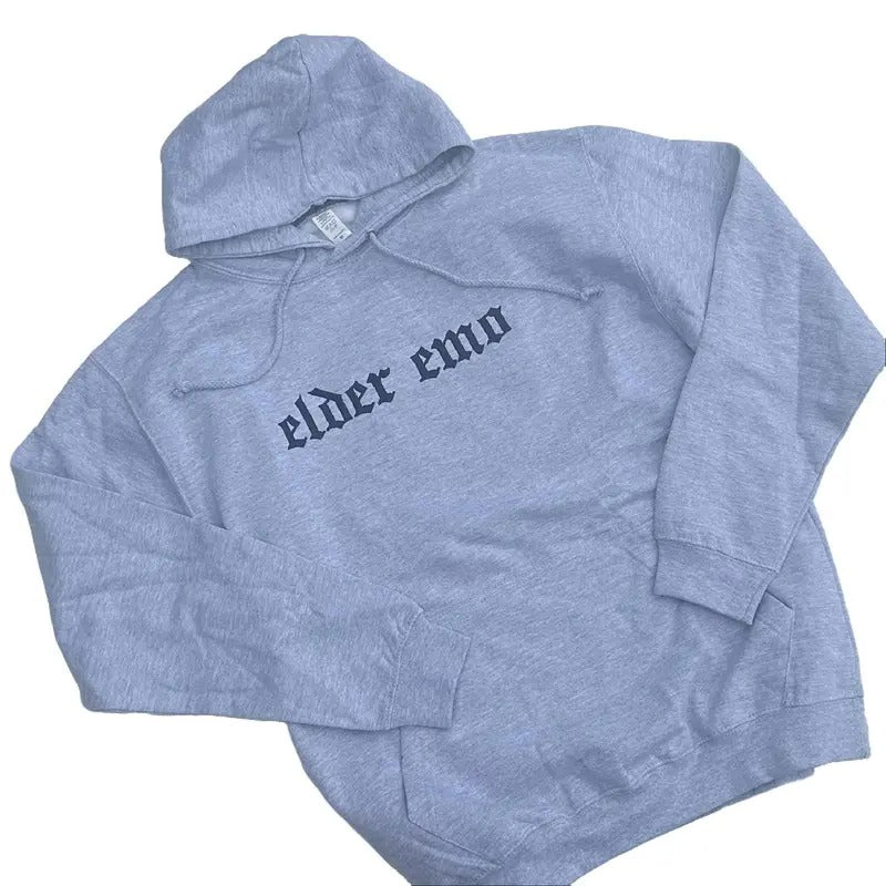 Hoodie - Elder Emo Alternative Fashion Fleece Hoodie Unisex T-Shirts, Sweatshirt | PureTeeCo.com