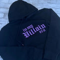 Hoodie - Purple Embroidery In My Villain Era T-Shirts, Sweatshirt | PureTeeCo.com
