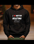Hoodie, I LOVE MOTOR BOATING T-Shirts, Sweatshirt | PureTeeCo.com