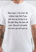 Hope Begins T-Shirt Hoodie, Sweatshirt | PureTeeCo.com