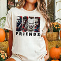 Horror Characters Friends Shirt, Halloween 2024 Shirt Unisex Hoodie, Sweatshirt | PureTeeCo.com