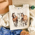 Horse Western Desert Sweatshirt Cowgirl Shirt Horse Rider Shirt Horse Lover Shirt Western Graphic Shirt Country Shirt...