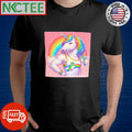 Horse unicorn and bird rainbow LGBT shirt