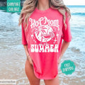 Hot Mom Summer Shirt, Beach Shirt Comfort Colors, Cute Summer Shirt, Oversized Beach Tee, Swimsuit Cover Up Hoodie,...