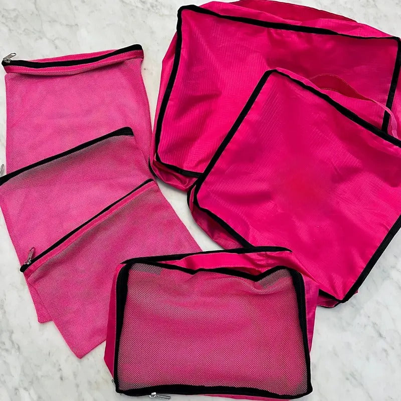 Hot Pink Packing Cubes