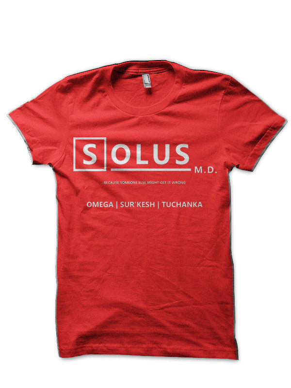 Solus House M.D. Red T-Shirt Hoodie, Sweatshirt | PureTeeCo.com