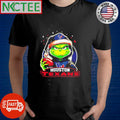 Houston Texans Grinch wearing Santa hat Christmas 2024 shirt