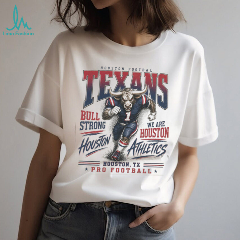 Houston Texans Mascot Bull Strong Pro Football Shirt